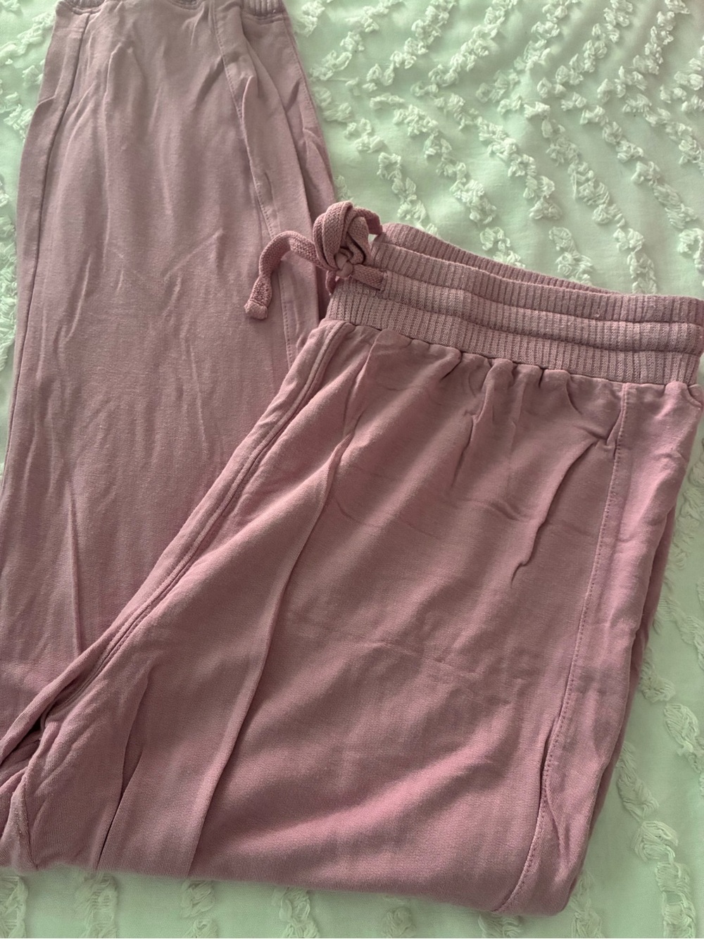 Splendid Mauve Pink Drawstring Joggers